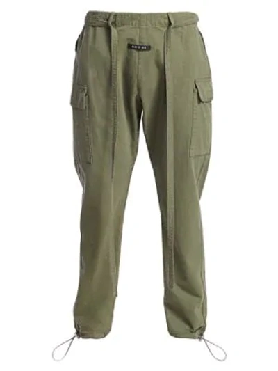Fear Of God Jiu Jitsu Cargo Pants In Army Green | ModeSens