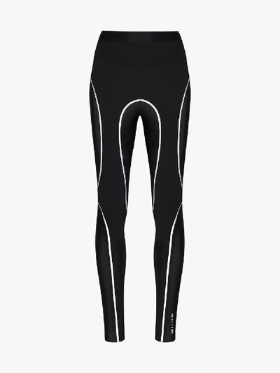 Shop Alyx 1017  9sm Reflective Trim Mesh Leggings In Black