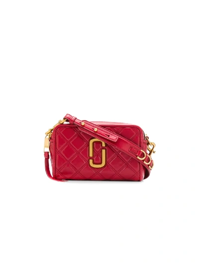 Shop Marc Jacobs The Quilted Softshot 21 Bag In Red