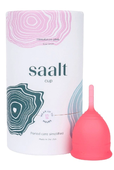 Shop Saalt Menstrual Cup Small In Himalayan Pink