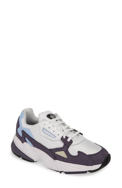 Shop Adidas Originals Falcon Sneaker In Trace Purple/ White