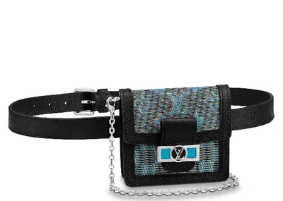 Pre-owned Louis Vuitton  Bumbag Dauphine Damier Monogram Lv Pop Bb Blue