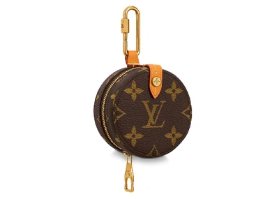 Pre-owned Louis Vuitton  Round Case Monogram Brown