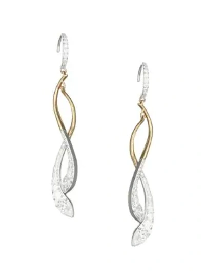 Shop Adriana Orsini Devona Helix Drop Earrings In Gold