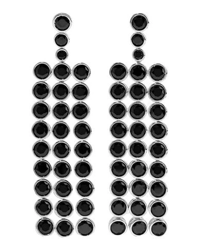 Shop Cz By Kenneth Jay Lane Earrings In Black