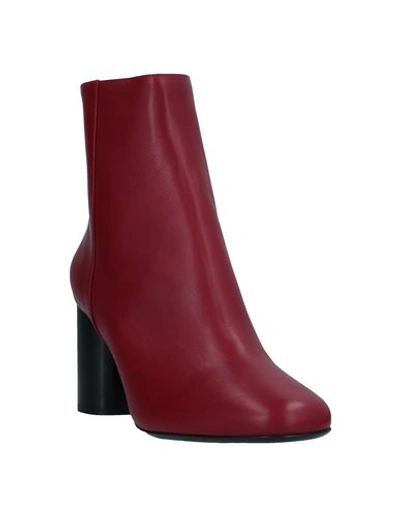 Shop Sandro Ankle Boots In Red