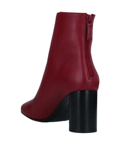 Shop Sandro Ankle Boots In Red