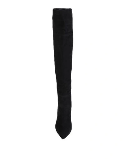 Shop Giampaolo Viozzi Knee Boots In Black