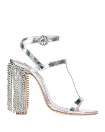 Shop Leandra Medine Sandals In Silver