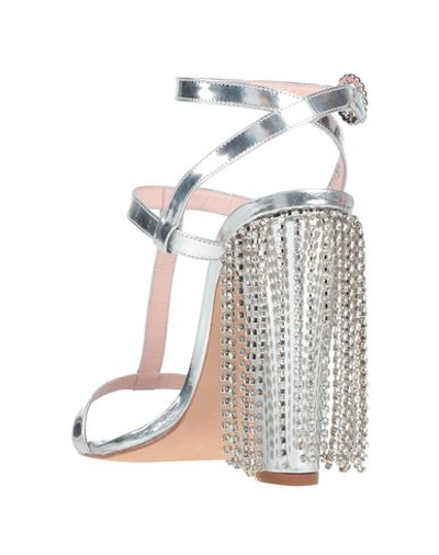 Shop Leandra Medine Sandals In Silver