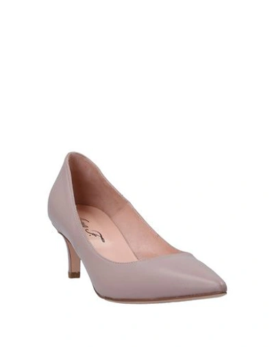 Shop Anna F Pump In Pastel Pink