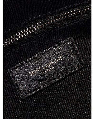 Shop Saint Laurent Monogramme Niki Body Bag In Black