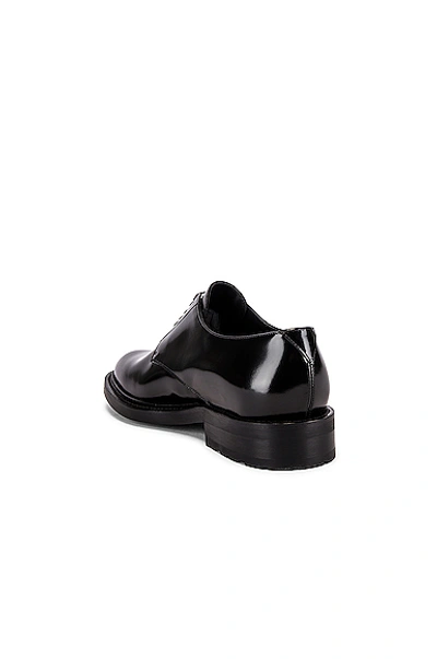 Shop Saint Laurent Army Derbies In Black