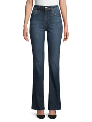 high waisted curvy bootcut jeans