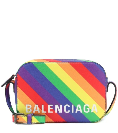 Shop Balenciaga Ville Xs Leather Shoulder Bag In Multicoloured