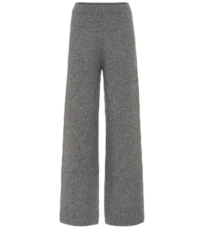 Shop Joseph Wool And Cashmere Pants In Grey
