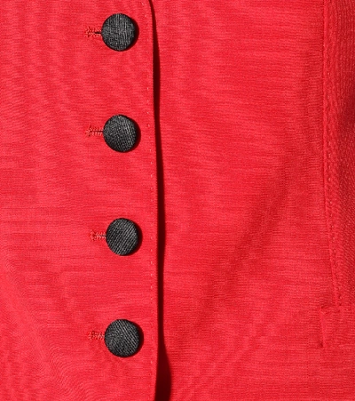 Shop Dolce & Gabbana Wool-blend Vest In Red