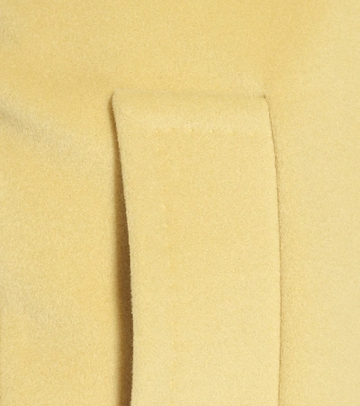 Shop Max Mara Raoul Wool And Cashmere Coat In Yellow