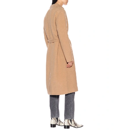 Shop Rag & Bone Rach Reversible Wool-blend Coat In Beige