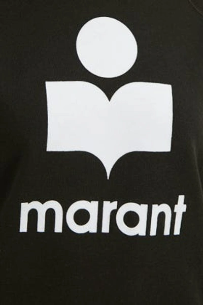 Shop Isabel Marant Étoile Milly Logo-print Jumper In Black