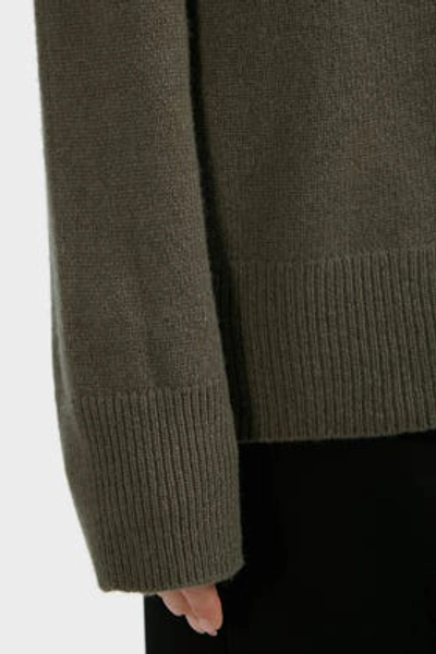 Shop The Row Sibina Wool-cashmere Jumper In Grey