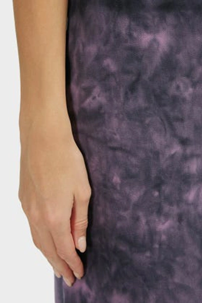 Shop Marques' Almeida Tie-dye Pencil Midi Skirt In Purple