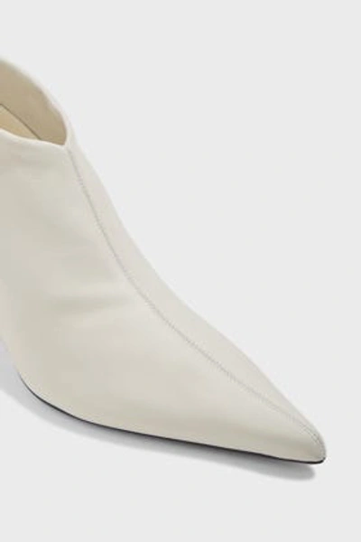 Shop The Row Bourgeoise Leather Ankle Boots In White