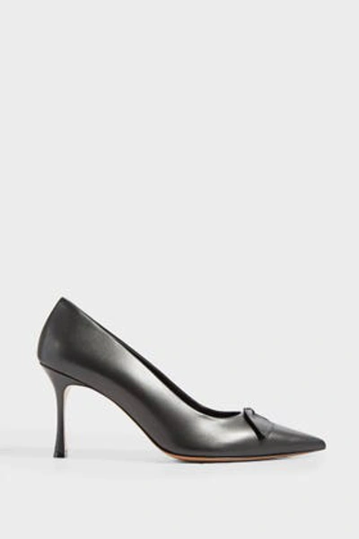 Shop The Row Champagne Bow Heel Pumps In Black