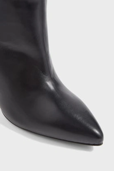 Shop Erika Cavallini Cora Leather Ankle Boots In Black