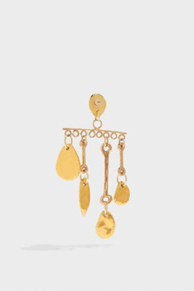 Shop Sonia Boyajian Wind Chime Gold-tone Ceramic Earring