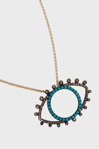 Shop Rosa De La Cruz Eye Pendant Necklace