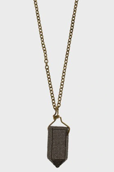 Shop Maha Lozi Long Necklace W/jewl Box In White