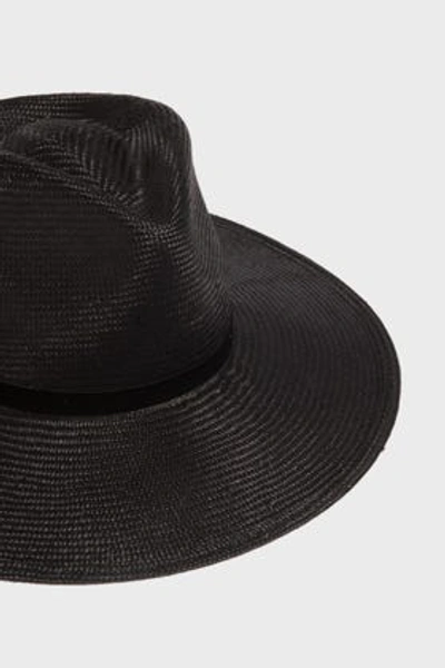 Shop Janessa Leone Helena Fedora Hat In Black