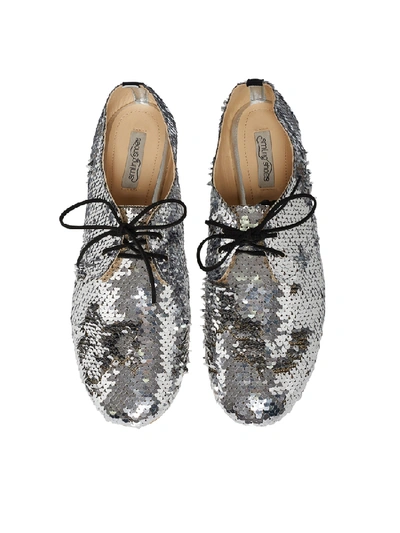 Shop Smiling Shoes Cecille Brogues B18s In Flamingo Sequins
