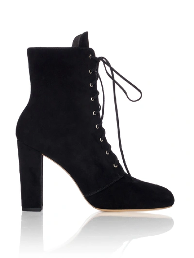 Shop Smiling Shoes Frances Ankle Boots In 89 Grey Suede