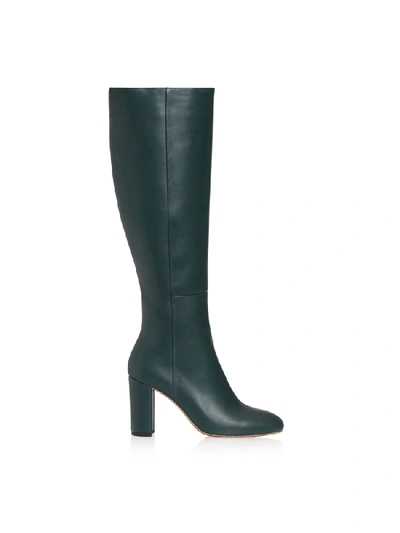 Shop Smiling Shoes Maysa Boots In 80 Dark Green