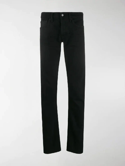 Shop Tom Ford Straight-leg Jeans In Black