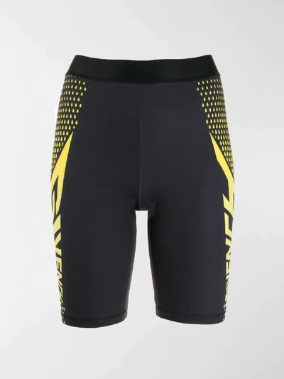 Shop Givenchy Logo-print Cycling Shorts In Black