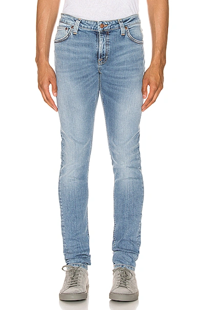 NUDIE JEANS NUDIE JEANS SKINNY LIN IN DENIM LIGHT NUDF-MJ45