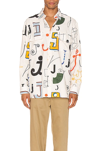 Shop Jacquemus Felix Shirt In Multi