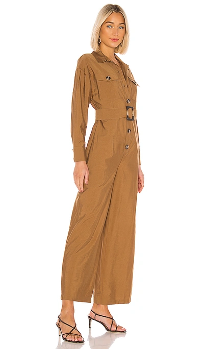 Shop C/meo Collective No Lies Jumpsuit In Tan