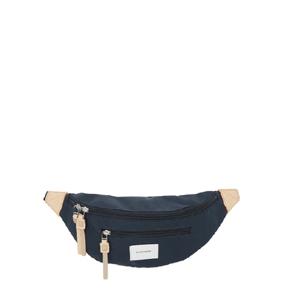 Shop Sandqvist Aste Navy Canvas Belt Bag