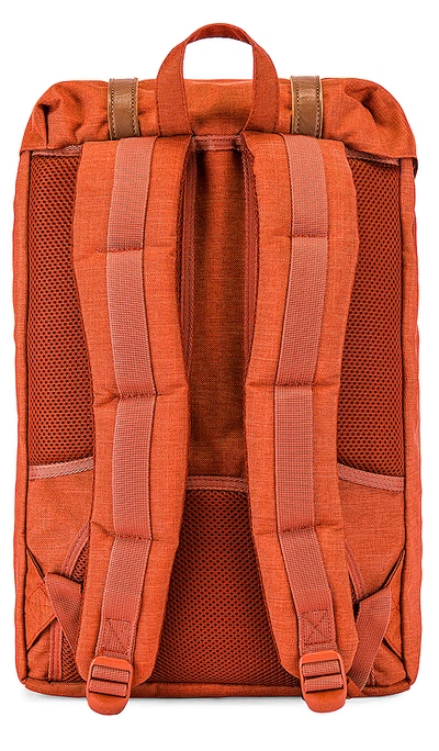 Shop Herschel Supply Co . Little American Mid Volume Backpack In Burnt Orange. In Picante Crosshatch