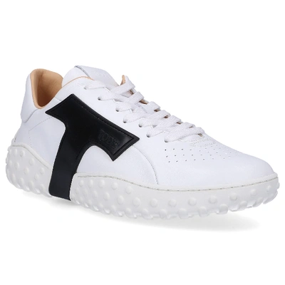 Shop Tod's Low-top Sneakers W99bc Calfskin Logo White