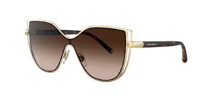 Shop Dolce & Gabbana Dolce&gabbana Woman Sunglasses Dg2236 In Light & Dark Brown Gradient