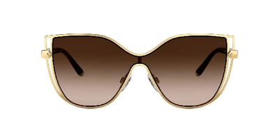 Shop Dolce & Gabbana Dolce&gabbana Woman Sunglasses Dg2236 In Light & Dark Brown Gradient
