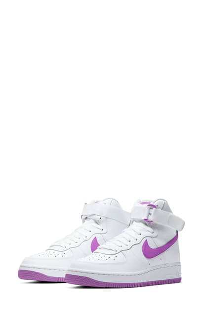 white high top air forces women's