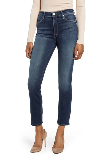 Shop Mother The Dazzler Ankle Straight Leg Jeans In On The Edge