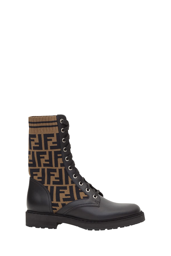 fendi knit boots