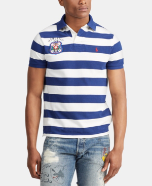 Polo Ralph Lauren Men's Big & Tall Classic Fit Striped Cotton Polo In ...